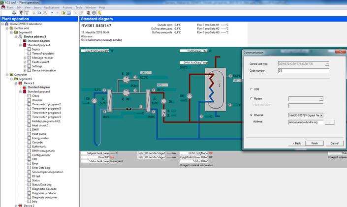 Etäyhteystavat Kiinteään IP-osoitteeseen Siemens ACS-ohjelmalla vaatii porttiohjaukset reitittimeen Dynaamisen IP-osoitteeseen Siemens ACS-ohjelmalla välityspalvelun kautta vaatii porttiohjaukset ja