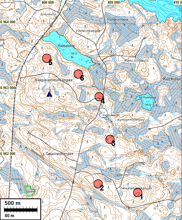 3 Selityksiä: Koordinaatit ja kartat ovat ETRS-TM35FIN koordinaatistossa. Karttapohjat Maanmittauslaitoksen maastotietokannasta syksyllä v. 2013 ellei toisin mainittu.