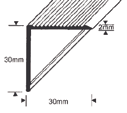 väri pituus kpl tuotenumero Askelkulma 30 x 30 mm Rihlattu Messinki 270 CM 3 7094704 Messinki 270 CM 3 7094704-R Nordic graphite 270 CM 3 7094708-R