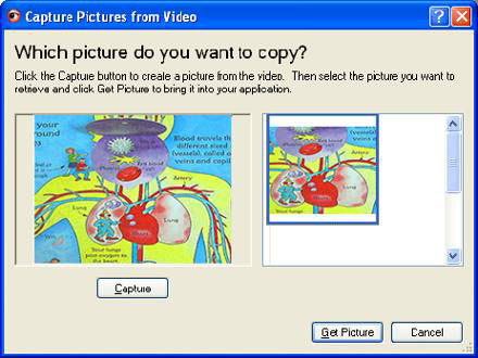 alhaalla vasemmasta kaaviosta. 2. Napsauttamalla [Get Picture] kuvakaappaa valokuvia elävistä kuvista ja lisää käytettävät tiedostot ylimmäksi oikeanpuoliseksi kuvioksi. 7.27.