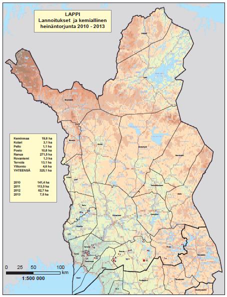 sertifioinnissa Luomusertifioitu pinta-ala on n.