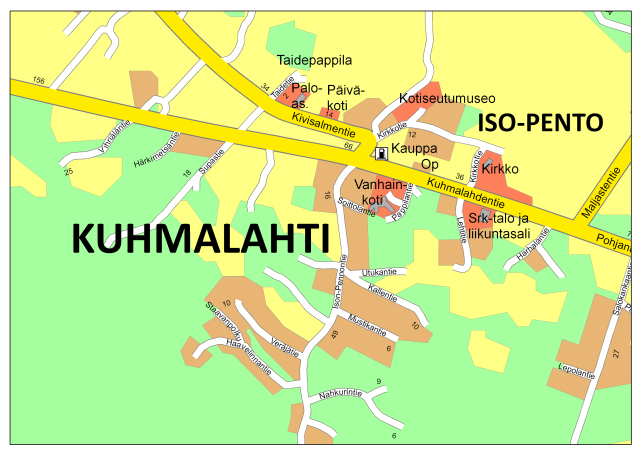 KUHMALAHTI Haavelinnantie = tontti on vapaa Kortteli/ Tontti Osoite Pinta-ala m² Rak.oik. krs-m² Maapohjan hinta Lohk. ja mitt. korvaus Kokonaishinta 2/2 Haavelinnant.