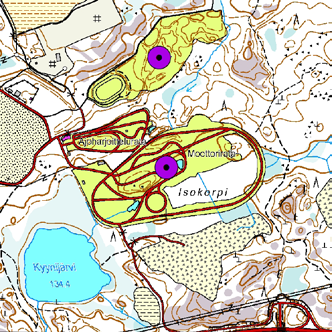Pinta-ala (ha) 11,4 Lajit Ajoharjoittelu, rengastestaus Kyllä, tarkistushakemus 2020 mennessä