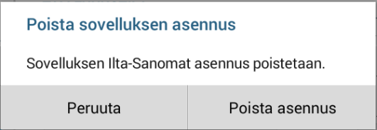 Toinen tapa on poistaa sovellus asetusten kautta. 1. Mene kohtaan kaikki sovellukset 2. Valitse Asetukset kuvake (ratas-kuvake) 3.