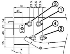 Putkiliitokset Rörkopplingar 3 syöttö / matning ½ naaras / hondel 4 paluu / retur ½ naaras / hondel kondenssiyhde / kondensanlutning Ø 14 mm Kauko-ohjaimen vastaanotin Fjärrkontrollens mottagare Ota