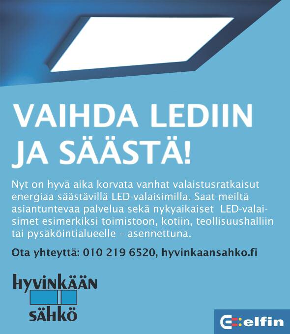 Pääkirjoitus Hyvinkään Yrittäjäsanomat 1 2014 sivu 2 Hyvinkään kaupungin elinkeinopoliittinen työ Pitkän ja pimeän syksyn jälkeen saimme ottaa vastaan kauniin talven.