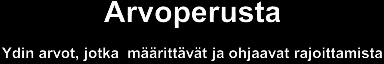 PERUSOIKEUKSIEN KUNNIOITTAMINEN JA YLLÄPITÄMINEN ARVOKKUUS JA KUNNIOITUS YKSILÖLLISYYS HYVÄNTAHTOISUUS HAITTOJEN JA VAARAN