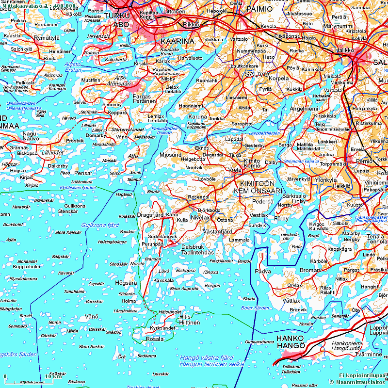 9 Kuva 1. Norrlångvikenin sijainti. Maanmittauslaitos lupanro. 12/MML/11 2.