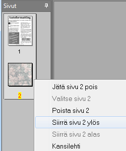 Readiris TM 14 - Käyttöopas Vihje: siirtämällä kursori eri komentojen päälle saadaan näkyviin niiden työkaluvihjeet. Työkaluvihjeet kertovat, mitä kukin komento tekee. 2.