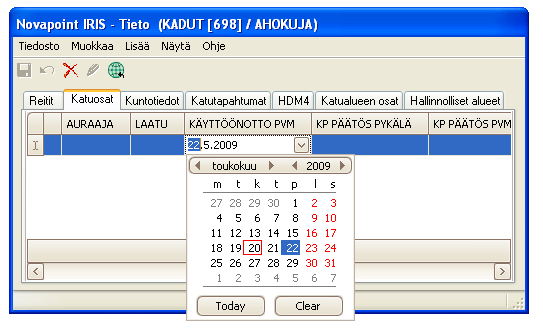 107(162) 4.5. Uuden reitin lisääminen Uuden reitin lisääminen liittyy uuden kadun, tien tai reitin luomiseen.