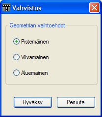 154(162) Tärkeintä venepaikan tietojen lisäämisssä on linkittää venepaikka myös johonkin laituriin valitsemalla se Venepaikka-välilehden Laituri-sarakkeesta. 12.2.4. Lisää sataman palvelu Palvelun lisääminen tietoikkunan kautta Uusi sataman palvelu voidaan lisätä kahdella eri tavalla.