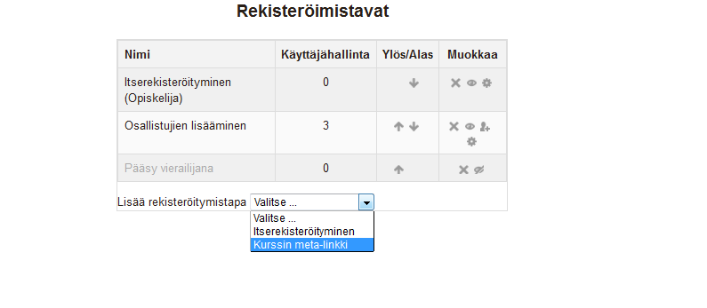 33 2.7.3 Käyttäjien tuonti omasta toisesta työtilasta Käyttäjät voi tuoda myös tuoda myös toisesta omasta työtilasta. Silloin käyttäjät saavat samat roolit kuin lähtötyötilassa on. 1.