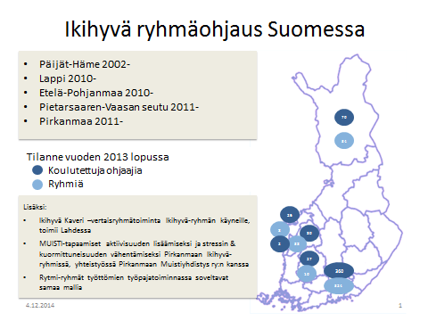 syä. Tähän asti Ikihyvä-ryhmiin on valittu henkilöitä, joilla on korkea riski tyypin 2 diabetekseen.