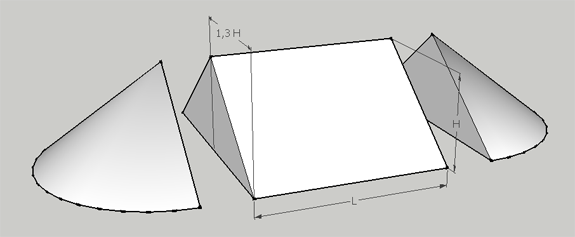 Varastointitarve (m 3 ) = V ylijäämä * ρ varasto /ρ vesi + V keväthöyläys (10) Lumiylijäämällä tarkoitetaan lumen kuutiomäärää, joka ei mahdu lumitiloihin kadunvarsille.