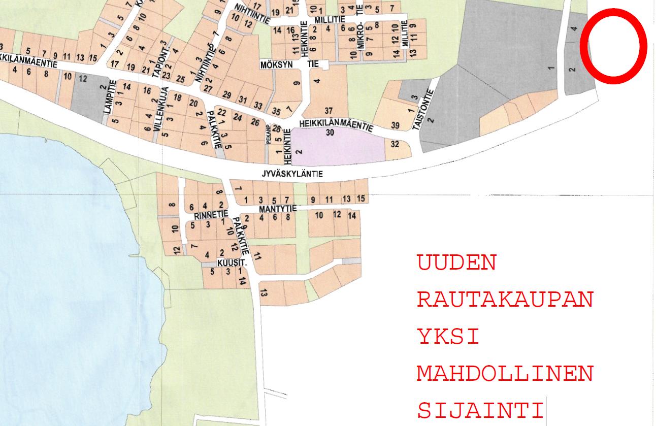 Enimmäismitoitus määrittelee suuryksiköiden yhteenlasketun (jos useampia kuin yksi) maksimipinta-alan ja mahdollistaa myös suunnitteilla olevan uuden rautakaupan suuryksikön toteuttamisen.