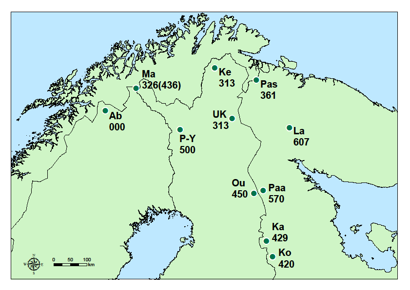 Putkilokasvien lajimäärä