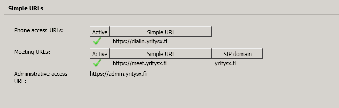 29 Tämän jälkeen valmiina oli tyhjä topologia perustiedoilla. Tarkoitus oli ensin asentaa Front End Standard Editon -palvelin ja sitten Edge-palvelin.