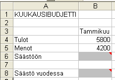 6.1. peruslaskukaavat annetun laskentamallin mukaan (yhteen-, vähennys-, kerto- ja jakolasku) 6.1.1. yhteenlasku (yhteenlaskumerkki on + tai numeronäppäimistön yhteenlaskumerkki) Harjoitus yhteenlasku.