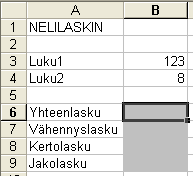 Kerto- ja jakolaskuharjoituksia Maalauslaskelma Avaa uusi työkirja.