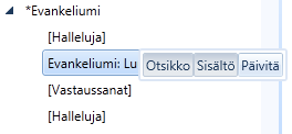 6. Jumalanpalveluksen tulostus LabOra Jumalanpalvelus Onlinen tulostusominaisuudet takaavat helpon ja nopean tulostuksen.