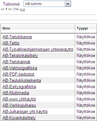 8 (21) 3.3.1 Moduulin lisääminen koetilaisuuteen käynnistyskoodi: oleellinen ainoastaan on-line kokeissa (jolloin se tulee tallentaa myöhempää opiskelijoiden käyttöä varten).