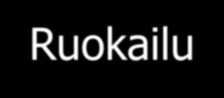 Nukkuminen 8,5h/yö Ruokailu 5 ateriaa Opiskelu Tavoitteet?