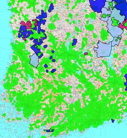 55 (55) Vuoden 2014 tiedot: - Maakuntakaavaa varten on selvitetty ja osoitettu tuulivoima-alueita. Alueiden sijoittumisella on merkitystä sähköverkon kapasiteetin vaatimuksiin.