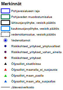 FCG Suunnittelu ja tekniikka Oy Selostus 12 (62) Pohjavesialueen nimi Pohjavesialueen tunnus Pohjavesialueen luokka Kokonaispinta-ala (ha) Muodostumisalueen pinta-ala (km 2 ) Åsen A 1023651 A 1