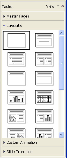 Openoffice.org perusteet 2 (35) Diat ikkunassa näkyy käsiteltävä dia rakenteineen.