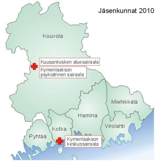 Kouvolassa Noin 330 palveluntuottajaa Noin 8,100 työntekijää Noin180,000 asukasta 12 kuntaa ja 12