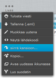 5 Kirjoita uusi viesti Vastaa valittuun viestiin, vain lähettäjälle Vastaa viestiin, sen saaneille ja lähettäjälle Lähetä viesti edelleen Siirrä roskakoriin valitut* viestit *Voit valita useamman