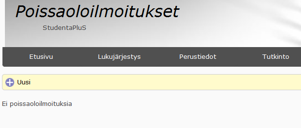 StudentaPluS Opiskelijan ohje 14 (14) 3. Painike avaa erillisen Opetustapahtumien tiedot -ikkunan, jossa opiskelija voi valita listasta sen opetustapahtuman, johon haluaa ilmoittautua.