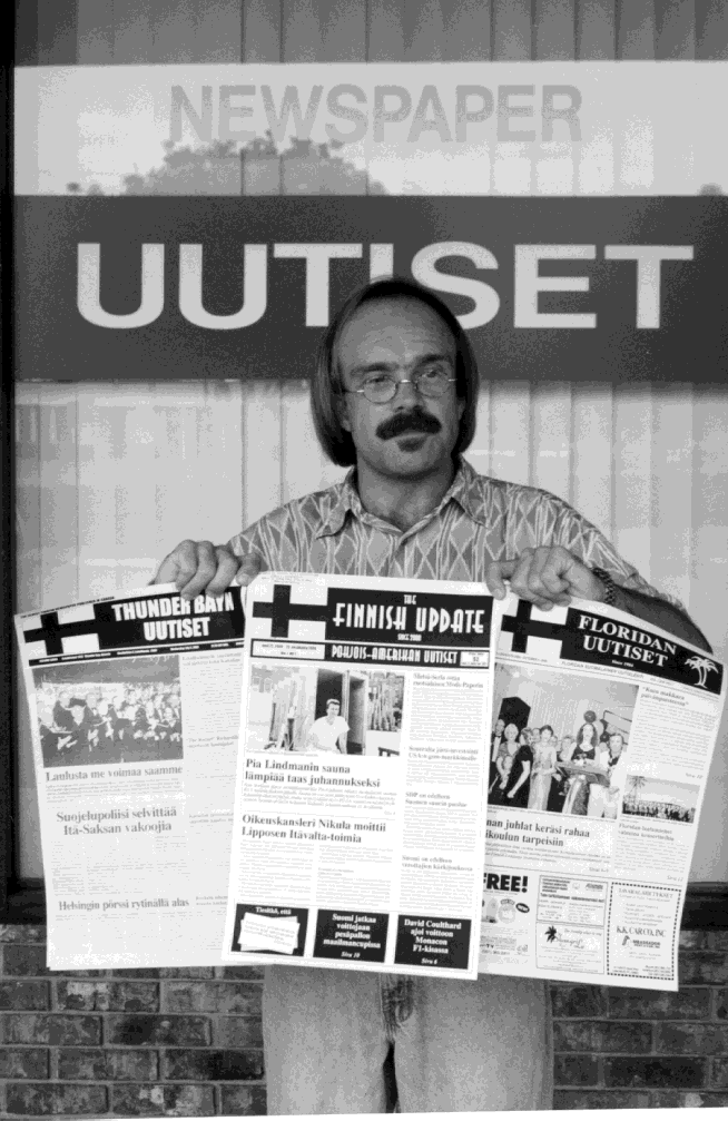 ULKOSUOMALAINEN Sakri Viklund Amerikan Uutiset * pt. 1991-2005, pt/tj.