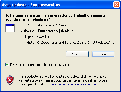 3 (16) 1.4 VLC-selainlaajennoksen asentaminen Jos olet epävarma, onko koneeseesi jo asennettu VLC-laajennos, kokeile mennä PCTV-sivustolle, (https://supertube.fi/pctv/).