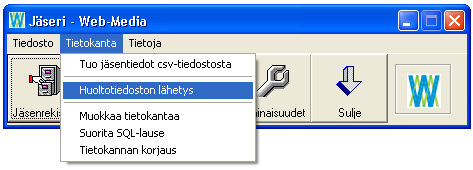 Liite C Ongelmatilanteet Ongelmatilanteita varten Jäseriin on tehty kaksi selvitystyötä helpottavaa toimintoa. Tietokoneiden ongelmatilanteet ovat hyvin moninaisia.