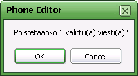 3.3.4. Yhteystietojen poistaminen Puhelin- ja tietokonekansioihin tallennettuja yhteystietoja voi poistaa seuraavasti.