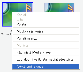 1 Valitse vasemmasta ruudusta Musiikki ja valitse poistettava tiedosto oikeanpuoleisesta ruudusta. 2 Napsauta tiedostoa hiiren kakkospainikkeella ja valitse pikavalikosta Poista.