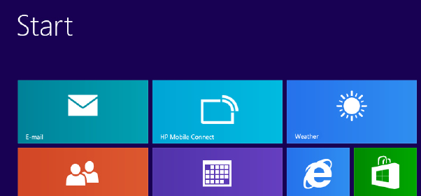 Kom igång Windows 8 - HP Mobile Connect Pro-app Registrering För att din tilldelning av 200 MB fri data, måste du först registrera dina uppgifter.
