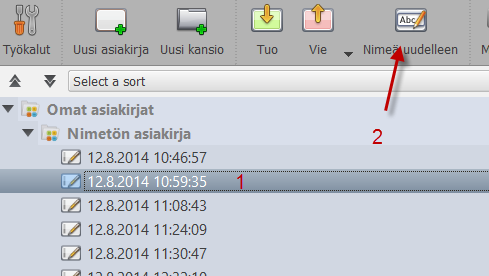 5 Asiakirjan tiedot Asiakirjan tiedot näkyvät vasemmassa reunassa. Tosin tiedoilla ei ole käytännössä paljoakaan merkitystä. Kyse on siitä, että tekijän tiedot näkyvät.