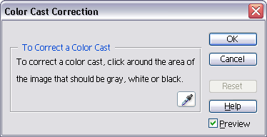 ColorVariations näyttää samanaikaisesti monta vaihtoehtoa väritasapainon muuttamiseksi.