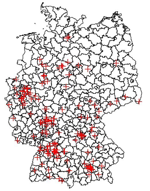 The Evolution of Innovation Networks: The Case of the German Automotive Industry Formation of cohesive triadic subgroups formed by trusted partnerships Geographic distance is significant Similar