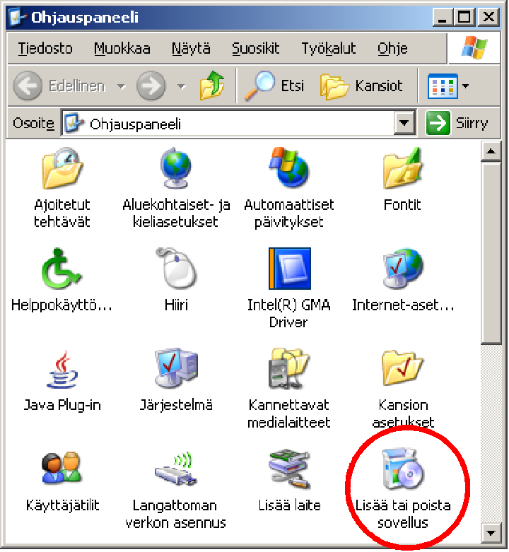 - 110-14 OpenOffice-asennuksen poistaminen OpenOffice-version 3 asennus poistaa automaattisesti tietokoneessa olevan vanhan OpenOffice-asennuksen.