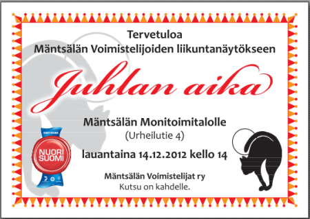 Suunnitteluvaihe Näytöksen päivämäärä sovitaan hallituksessa huomioiden kauden kilpailut
