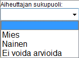 33 (148) Tuotantoprosessin häiriö on syttymissyy, kun teollisessa tuotantoprosessissa esiintyvä häiriö sytyttää palon.