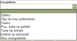 37 (148) Vaihtoehdot ovat seuraavat: Vaihtoehto "Kaasu" sisältää nestekaasut ja biokaasut. Selvitetään tarvittaessa tarkemmin kohdassa "Syttymissyyn tarkempi sanallinen kuvaus".