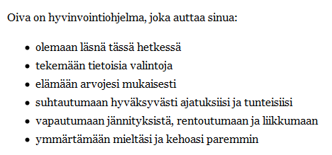 harjoituksia, esim: http://oivamieli.