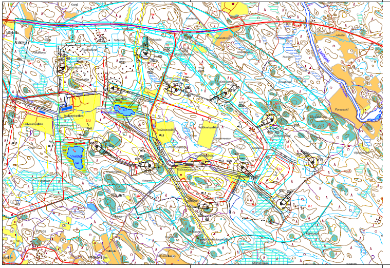 yht. 54 MW - napakorkeus 140 m,