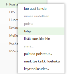 Liitteen tai allekirjoituksen lisääminen Napauta näytön yläreunasta LISÄÄ ja valitse toiminto valikosta. Liite > Voit liittää viestiisi yhden tai useita tiedostoja.