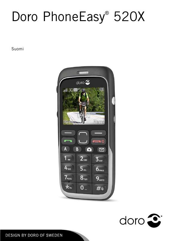 Yksityiskohtaiset käyttöohjeet ovat käyttäjänoppaassa Käyttöohje DORO PHONEEASY 520X Käyttöohjeet DORO PHONEEASY 520X Käyttäjän opas