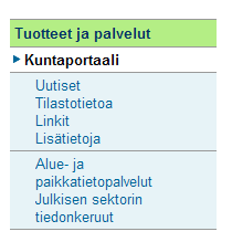 Kunnille - Kuntaportaali Kunnille ja kunnista kiinnostuneille Keskeiset tilastotiedot kaikista Suomen kunnista ja kuntien vertailumahdollisuus Uutiset-sivulla ajankohtaista tietoa